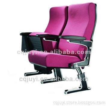 China aluminium auditorium seating chair used hotel lobby furniture aluminum chair JY-606M